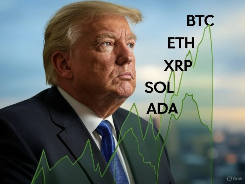 XRP, Sun and Adas explode after Trump’s announcement