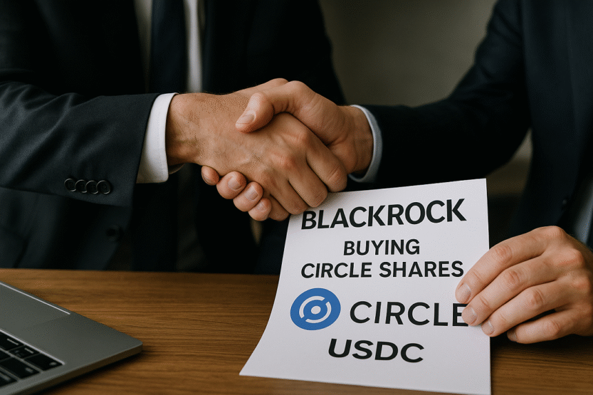 BlackRock rates Circle’s shares, 10% purchases of USDC Station