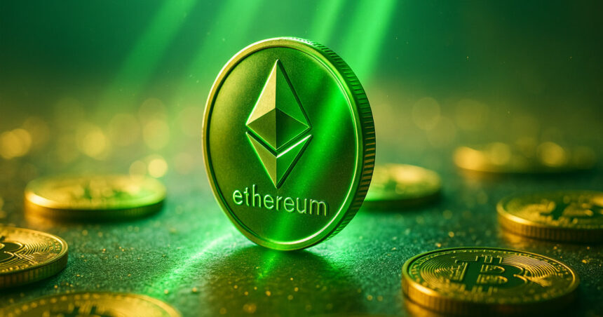 Ethereum is leading the crypto market, rising 4% to three months high above 00
