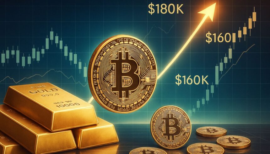 Bitcoin mirrors gold pass – analysts set cycle top targets to 0K-0K