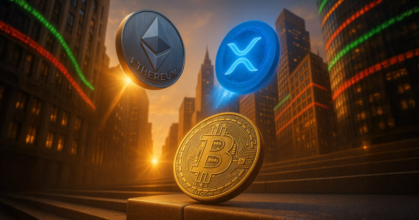 Ethereum and XRP steal spotlight with daily profits after Bitcoin regains 6K