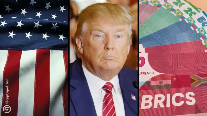 Trump says countries using BRICS will face an additional 10% tariff