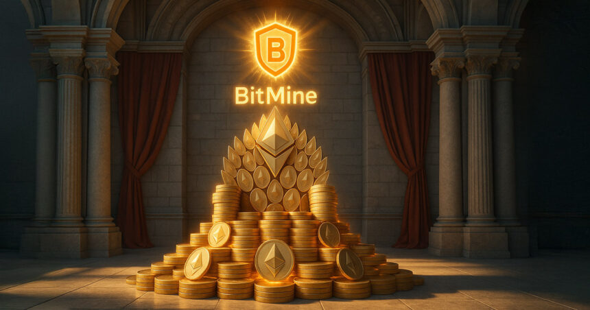 Bitmine Immersion aims to bet 5% of Ethereum supply as its holdings exceed  billion
