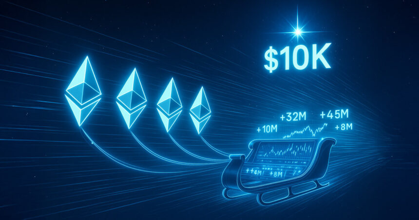 Is the K ETH Christmas Rally the basic case? When Ethereum ETF pulls in  billion in two weeks