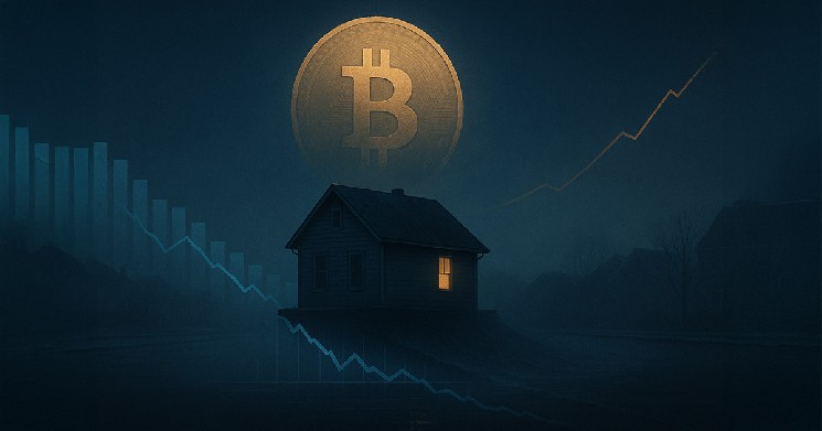 Your home is less valuable than ever in Bitcoin