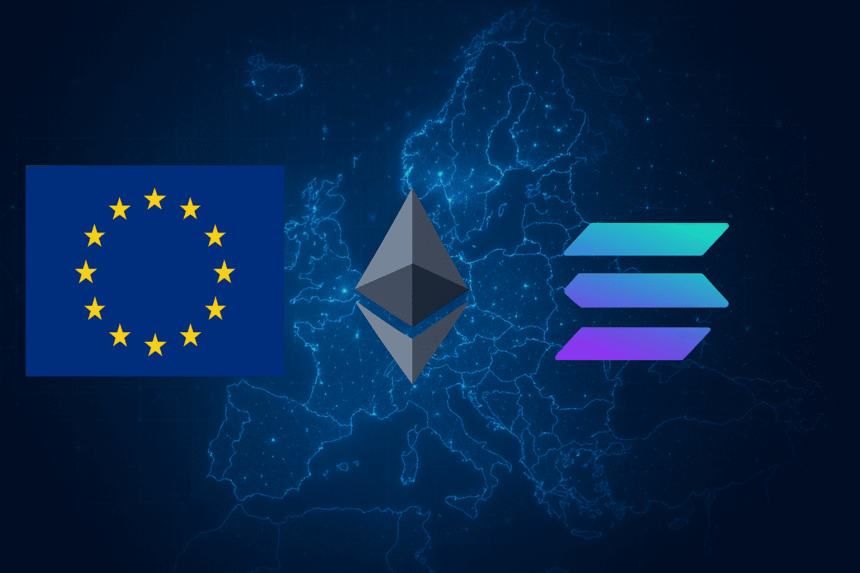 Europe considers Ethereum or Solana for the digital euro