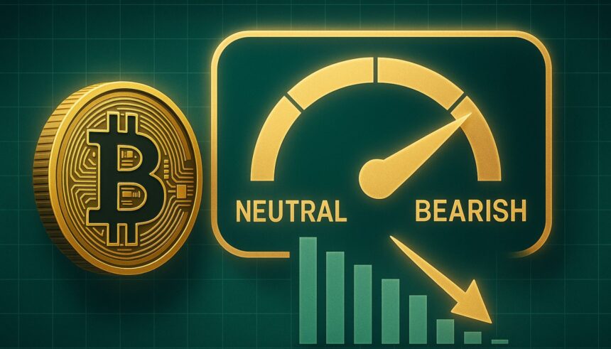 Bitcoin’s market base changes to neutral beash as flow remains weak
