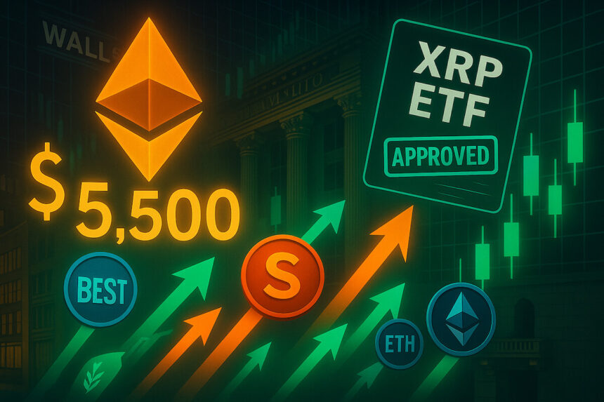 XRPETF is coming, the best cryptocurrency for Ethereum to invest in .5,000 in October