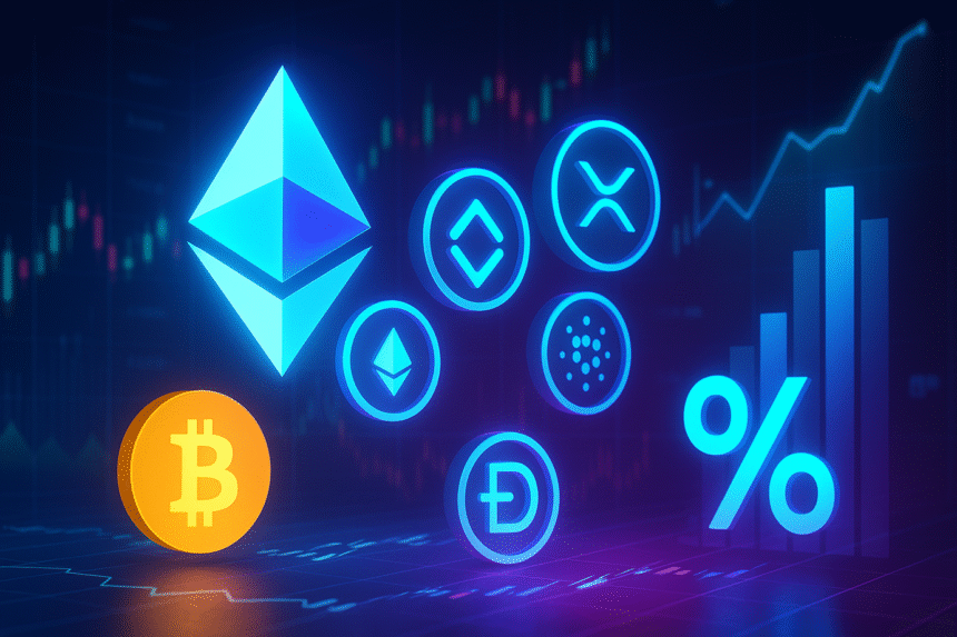 Ethereum & Altcoins captures 85% of futures trading and reduces Bitcoin share