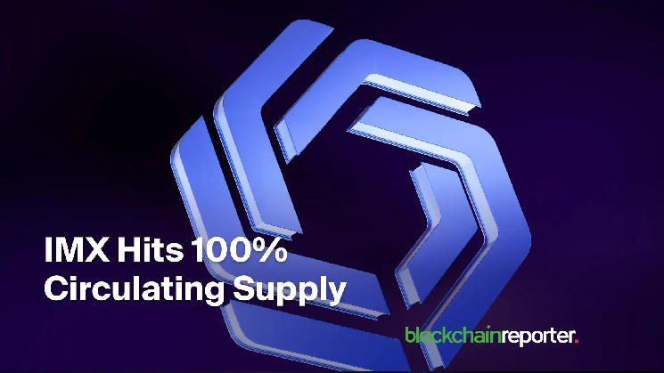 Immutable’s IMX becomes the first major gaming token to reach full circulating supply