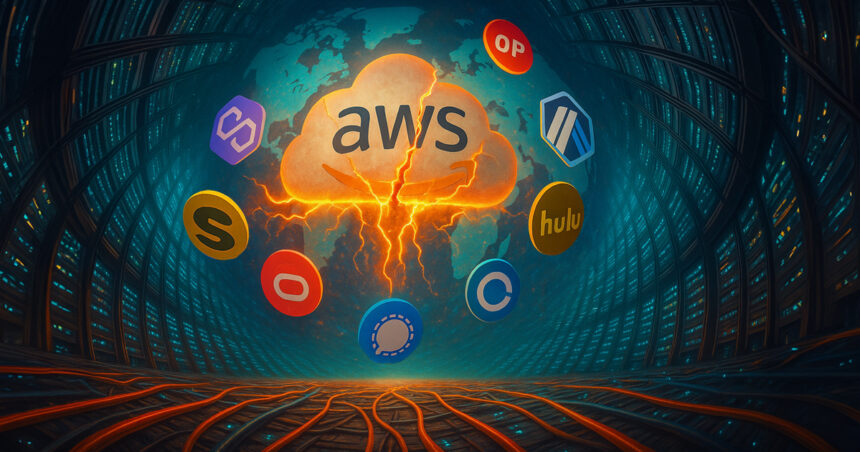 How today’s AWS glitch brought down Coinbase, ETH L2, and half of the internet