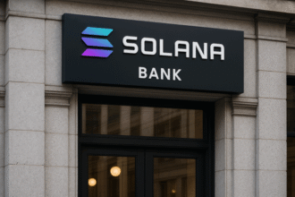 A tokenized “bank” is built on Solana A tokenized “bank” is built on Solana