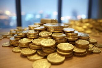Tokenized gold exceeds  billion