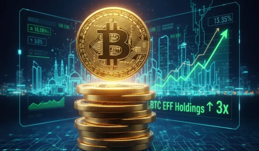 Abu Dhabi Investment Council triples Bitcoin ETF holdings in Q3: Report