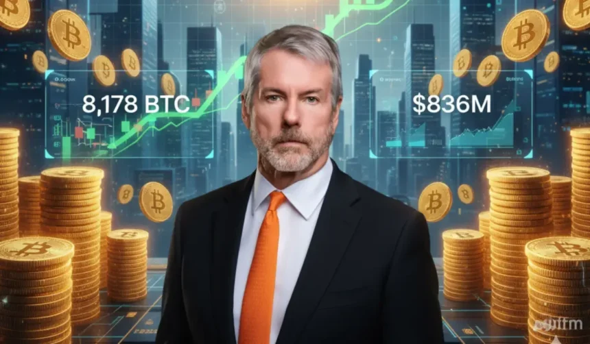 Michael Saylor’s MicroStrategy purchases 8,178 BTC worth 6 million