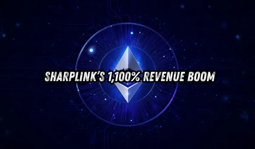 SharpLink Revenues Surge 1,100%, Driven by ETH Treasury