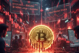 Bitcoin falls below ,000 as 0 million longs are liquidated in one hour