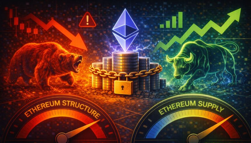 Ethereum Bearish Structure Meets Bullish Supply Signal – What Happens Next? Ethereum Bearish Structure Meets Bullish Supply Signal – What Happens Next?