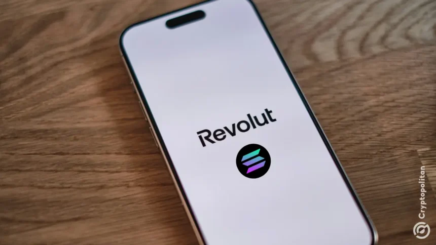 Revolut adds support for Solana networks Revolut adds support for Solana networks