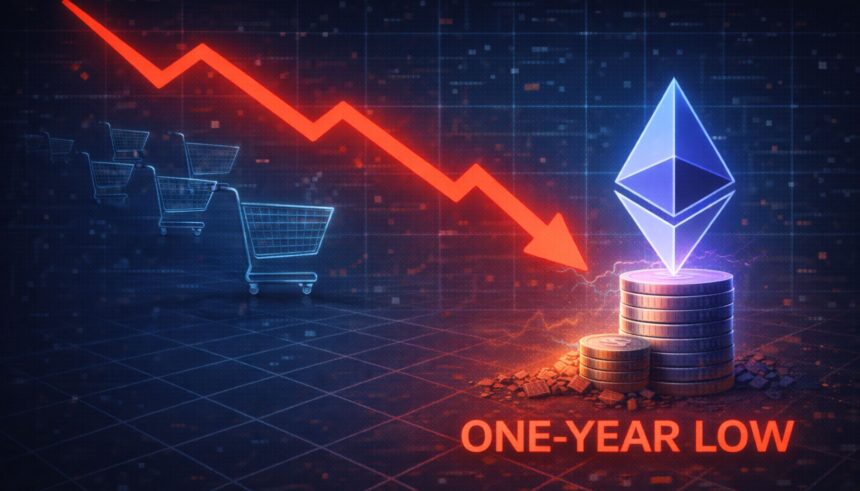 Ethereum Retailer Participation Disappears: Network Activity Falls to Lowest Level in a Year Ethereum Retailer Participation Disappears: Network Activity Falls to Lowest Level in a Year