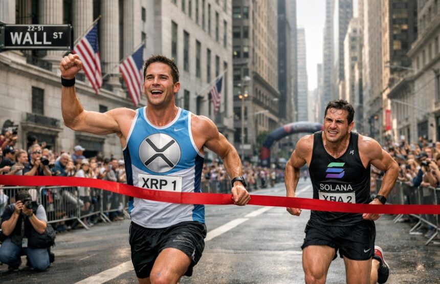 XRP defeats Solana in “Wall Street Marathon”