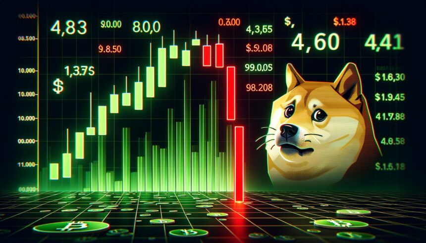 Dogecoin (DOGE) red print returns, resistance may limit recovery