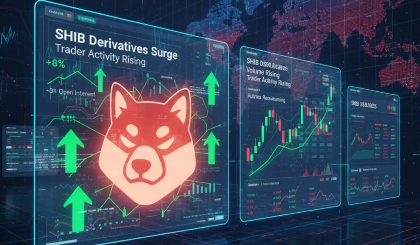 SHIB open interest rises 8% as traders return to derivatives