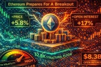 Ethereum prepares for breakout: price and open interest hint at impending volatility
