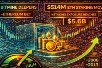 Bitmine deepens its bet on Ethereum with 4 million in ETH staking – staking exposure reaches .6 billion